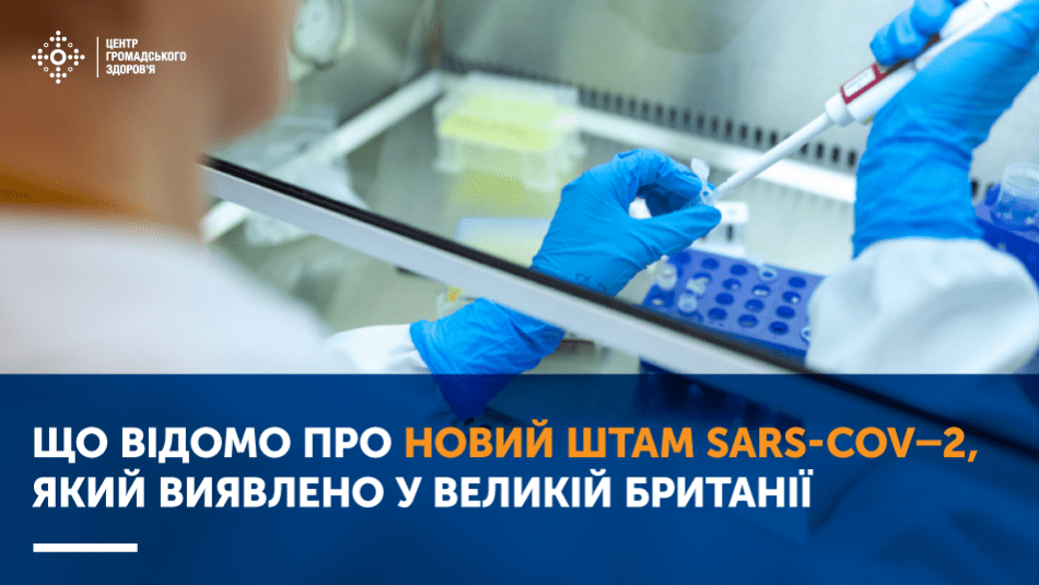 ЩО ВІДОМО ПРО НОВИЙ ШТАМ SARS-COV-2, ЯКИЙ ВИЯВЛЕНО У ВЕЛИКІЙ БРИТАНІЇ