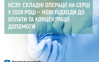 НСЗУ: складні операції на серці у 2026 році — нові підходи до оплати та концентрації допомоги